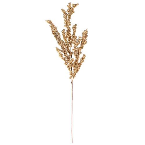 Prodotto Ramo di bacca con bacche dorate Ramo di Natale 70 cm