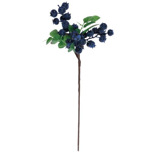 Prodotto Ramo decorativo di mirtillo artificiale ramo di bacche decorazione 32cm