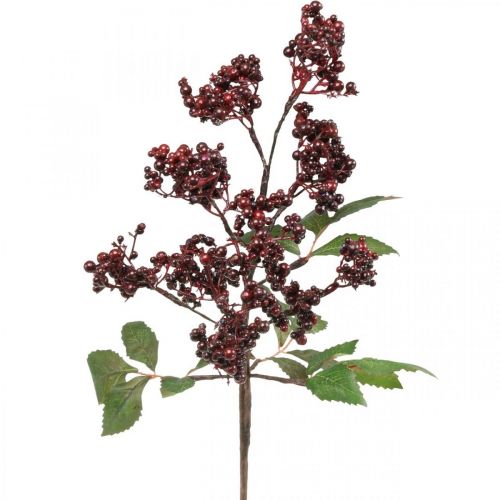 Floristik24 Bacca ramo rosso artificiale decorazione autunnale 85 cm Pianta artificiale come reale!