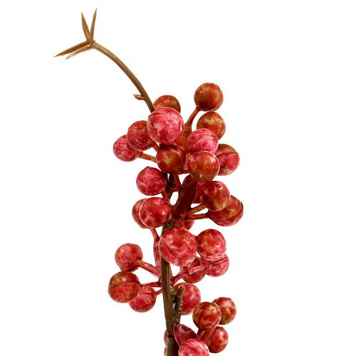 Floristik24 Ramo di bacche rosa L 28cm 12pz
