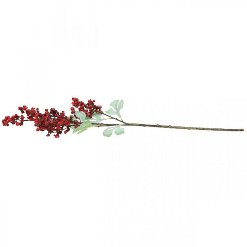 Prodotto Ramo di bacche artificiali ramo artificiale rosso Decorazione natalizia 74 cm