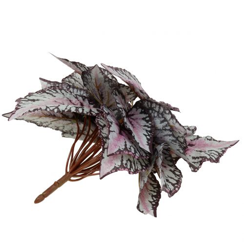 Floristik24 Cespuglio di begonia artificiale Bordeaux 37cm