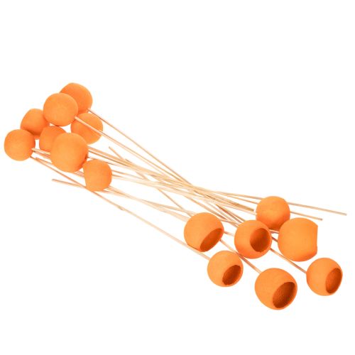 Mix di cereali Bell Cup su stecco, arancione, 15 pezzi | Floristik24.it