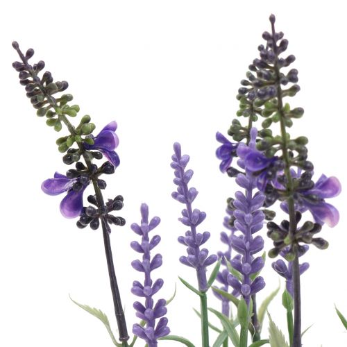 Floristik24 Lavanda artificiale in vaso H25cm