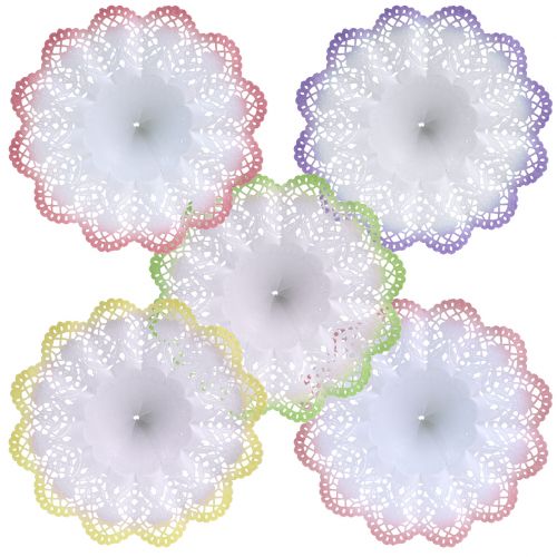Floristik24 Polsini Biedermeier batik Ø27cm 25 pz
