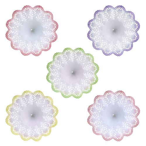 Polsini Biedermeier batik Ø17cm 25 pz