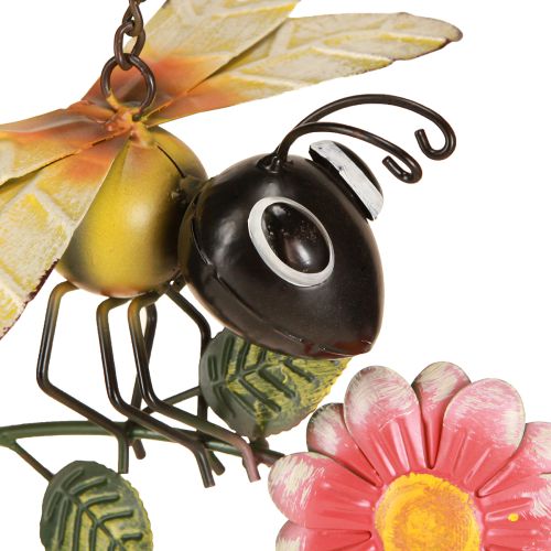 Prodotto Decorazione ape Decorazione da giardino in metallo per appendere dipinta 21×21cm