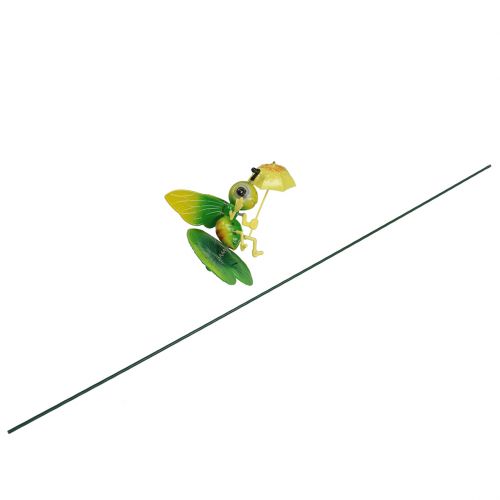 Floristik24 Ape con ombrello come spina da giardino 73cm