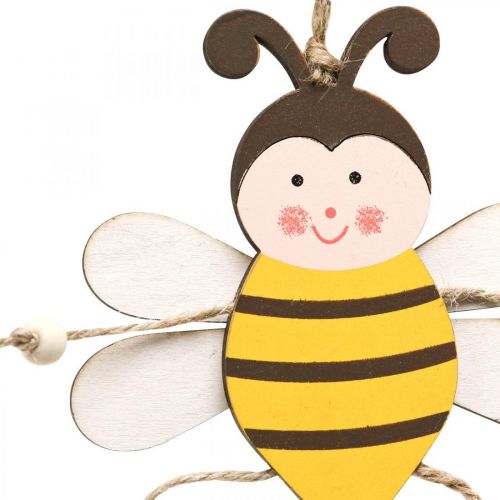 Floristik24 Ape da appendere, decorazione primaverile, ciondolo in legno H9.5cm 6pz