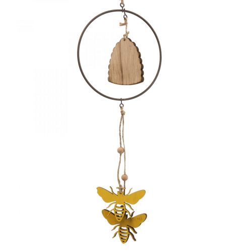 Prodotto Anello decorativo ape in metallo decorazione per finestre in legno Ø12cm 44cm 4 pezzi