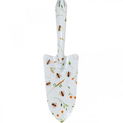 Floristik24 Pala da giardino, pala con api, pala a mano, cazzuola in metallo L28cm