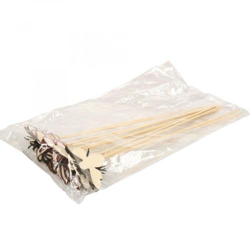 Prodotto Spina ape spina fiore in legno colore natura 34cm 12pz