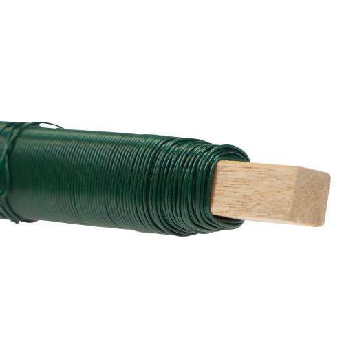 Floristik24 Filo per legare il filo per avvolgere i fiori verde 0,65 mm 100 g 3 pezzi
