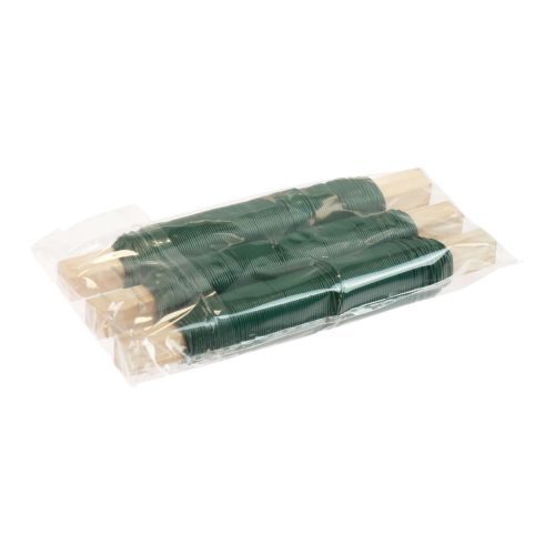 Floristik24 Filo per legare il filo per avvolgere i fiori verde 0,65 mm 100 g 3 pezzi
