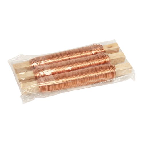 Prodotto Filo per legare filo per fiori filo per avvolgimento rame 0,65 mm 100 g 3 pezzi