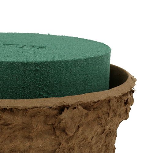 Prodotto Ciotola in schiuma floreale bagnata per composizioni floreali Ø18 cm 2 pz