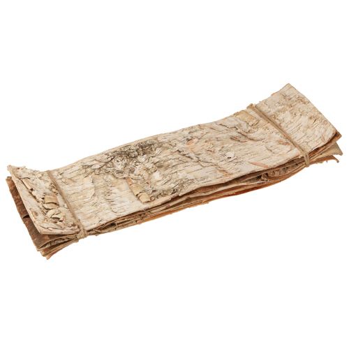Prodotto Strisce decorative di corteccia di betulla bianco naturale 48×15 cm 6 pezzi