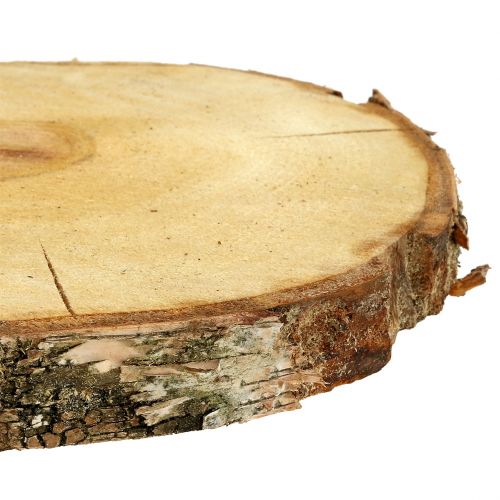 Floristik24 Fetta di betulla naturale Ø30cm - 35cm