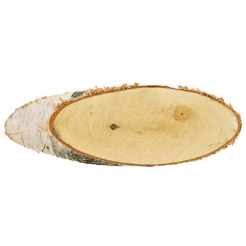 Prodotto Dischi di betulla ovali natura dischi di legno deco 18-22cm 10p