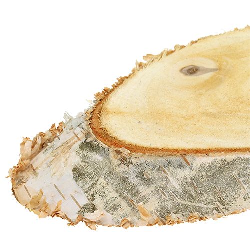 Prodotto Dischi di betulla ovali dischi di legno naturale decorazione 18-22 cm 10 pezzi
