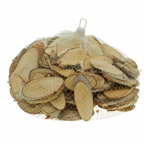 Floristik24 Fette di betulla ovale naturale 4×8cm 1kg per la decorazione
