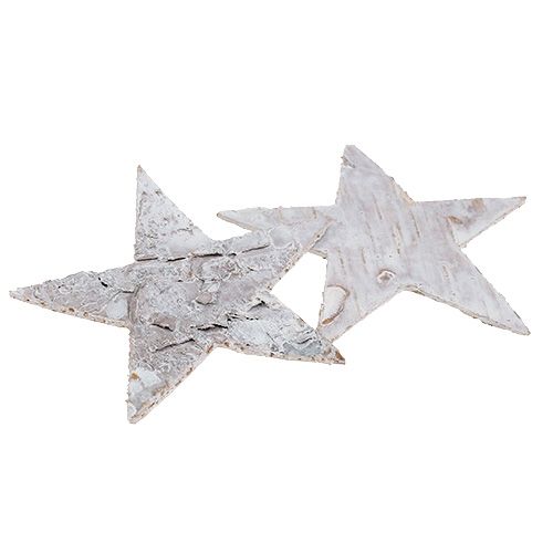 Prodotto Stella di betulla imbiancata 6,5 cm 36 pz