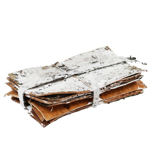 Fette di corteccia 20 cm x 12 cm bianche, lavate 8 pz