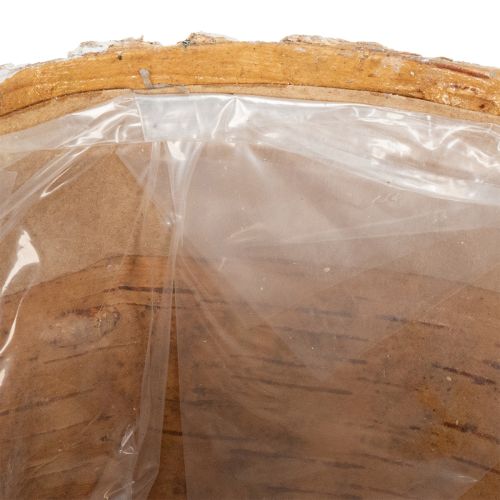 Prodotto Vaso per piante effetto corteccia, ideale per interni rustici e decorazioni vegetali, 12 cm, 4 pezzi