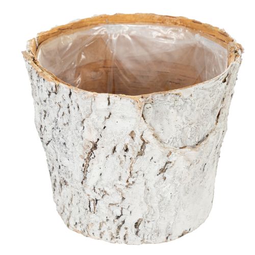 Prodotto Vaso per piante effetto corteccia, ideale per interni rustici e decorazioni vegetali, 12 cm, 4 pezzi