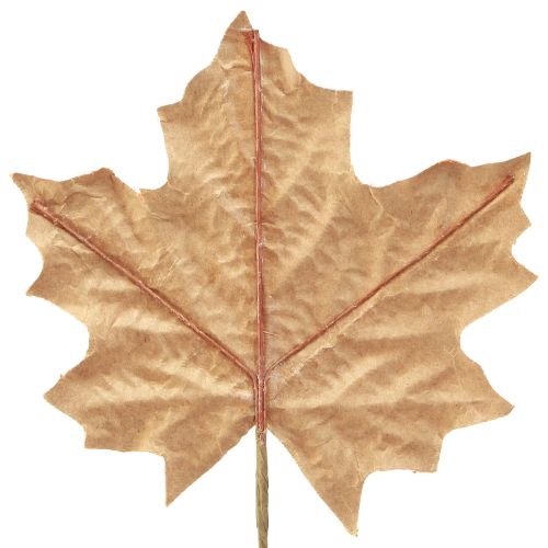 Prodotto Tappi decorativi autunnali in foglia d&#39;acero nei vivaci toni dell&#39;arancio e del verde 16–33 cm 6 pz