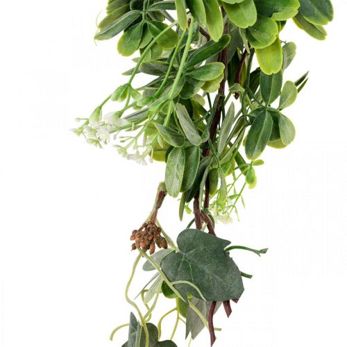 Prodotto Ghirlanda di foglie ghirlanda decorativa pianta artificiale verde 180 cm