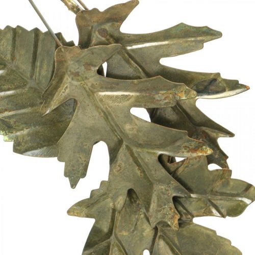 Prodotto Anello decorativo ghirlanda di metallo decorazione da parete foglie in ottone Ø52cm