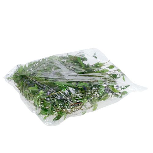 Floristik24 Ghirlanda di foglie con lavanda 30cm