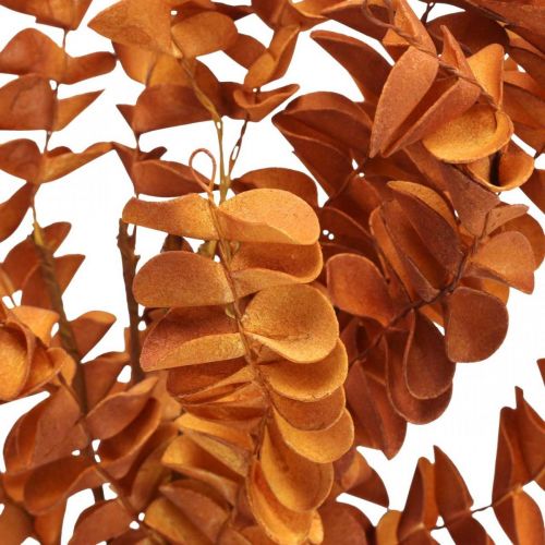 Piante artificiali decorazione autunnale ramo artificiale foglie arancioni 46 cm
