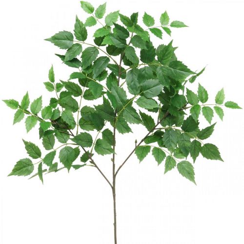 Ramo decorativo Ramo di foglie artificiali Ramo di betulla verde 90 cm