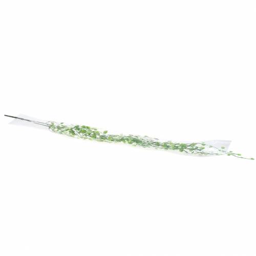 Floristik24 Ghirlanda di foglie 87cm verde artificiale a 2 fili