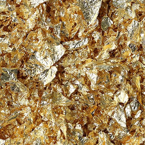 Floristik24 Fiocchi di metallo foglia oro 25 g