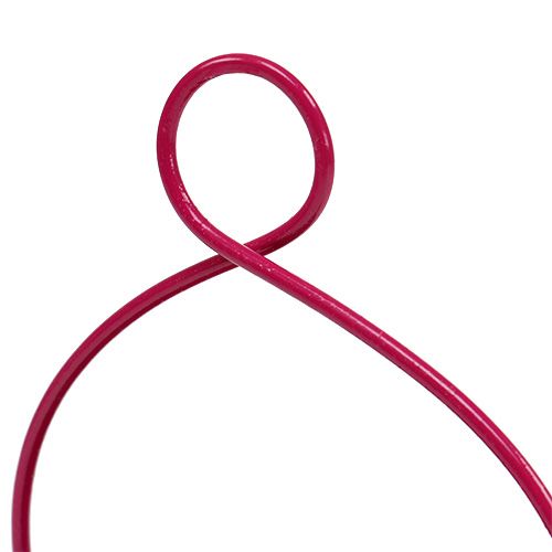 Floristik24 Secchio di latta rosa Ø9cm H9cm