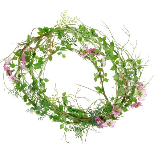 Floristik24 Ghirlanda di fiori rosa 180 cm