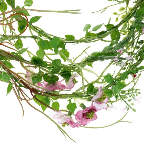 Ghirlanda di fiori rosa 180 cm | Floristik24.it