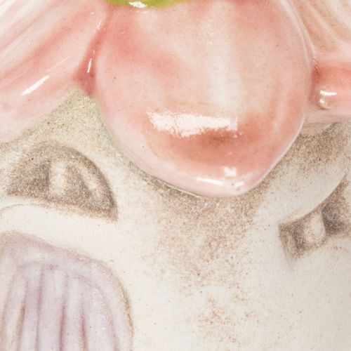 Prodotto Decorazione da appendere, fiore in ceramica, casa delle fate come decorazione da appendere, 6 cm, 6 pezzi