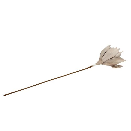 Floristik24 Ramo di fiori in schiuma grigia 65 cm