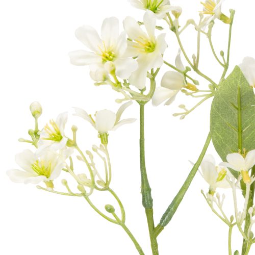 Prodotto Ramo decorativo di fiori di melo come fiore artificiale per accenti luminosi nel soggiorno, crema, 108 cm, 2 pezzi