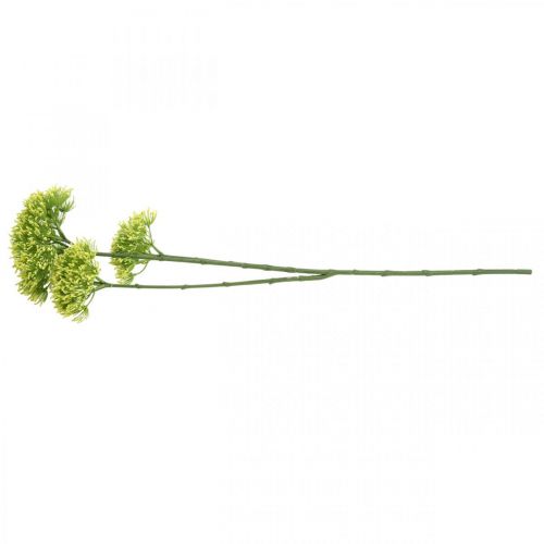 Prodotto Ramo di fiori artificiali Ramo artificiale di finocchio giallo con 3 fiori 85cm
