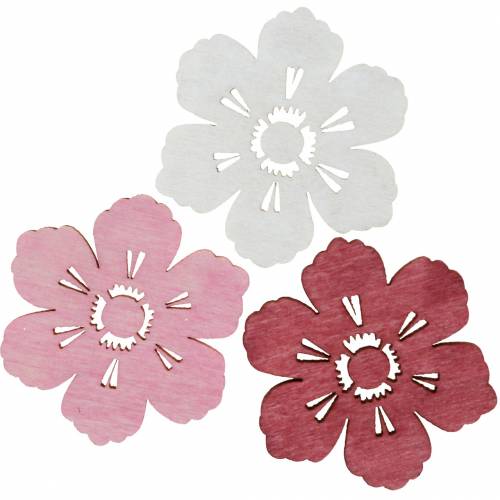 Fiori in legno fiori di ciliegio, decoro primaverile  cosparso, decorazione tavola, fiori da cospargere 72 pezzi-12532