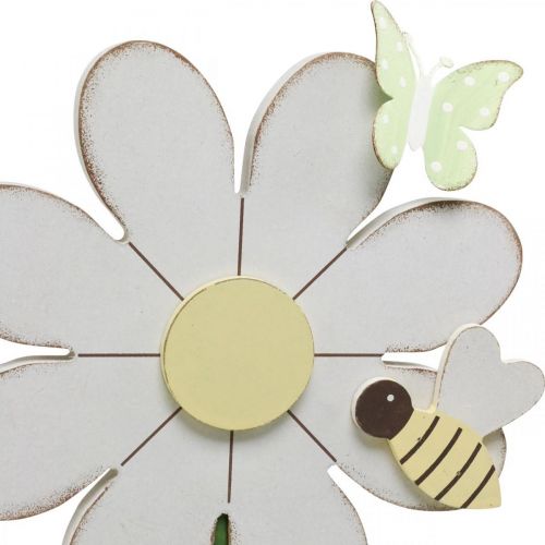 Floristik24 Fiore da mettere, decoro primaverile con farfalle H36,5cm
