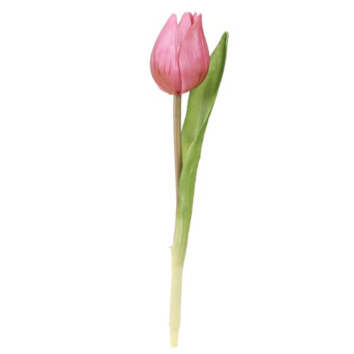 Prodotto Decorazione floreale Tulipani Fiori artificiali Viola 20cm 6 pezzi