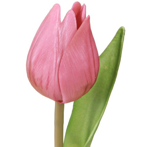 Decorazione floreale Tulipani Fiori artificiali Viola 20cm 6 pezzi
