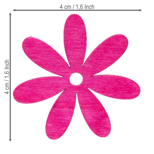 Prodotto Fiori decorativi come decorazione sparsa per accenti stagionali creativi, 4 cm, 72 pezzi