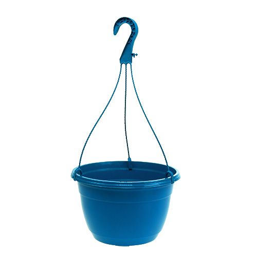 Floristik24 Cestino appeso 25 cm blu